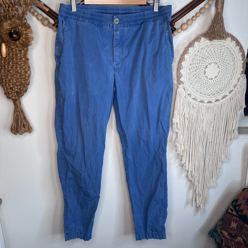 Vilebrequin Blue Cotton Elastic Waist Pants
